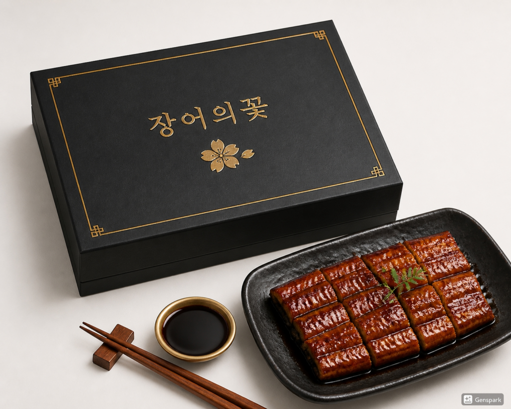 장어의꽃 프리미엄 민물장어 선물세트 검정 박스 - 명절 선물 추천
